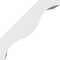 Ekena Millwork 3 1/2-in. W x 8-in. D x 8-in. H Funston Architectural Grade PVC Knee Brace BRCP035X08X08FST - alternate 6